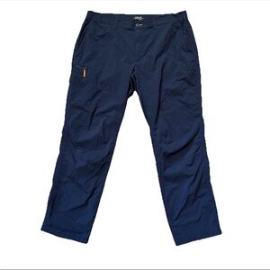 Orvis XL Men's Jackson Pants 32" Inseam Black Lightweight Quick Dry Hiking Nylon